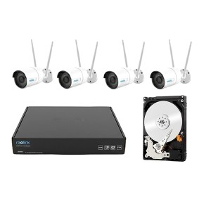 سیستم نظارتی بی‌سیم 4 کانال Reolink RLN4-210W به همراه NVR چهار کاناله ا فلاح نت