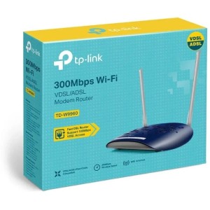 “مودم روتر VDSL/ADSL تی‌پی‌لینک مدل TD-W9960 با سرعت بی‌سیم 300Mbps و دو آنتن خارجی”- استوک ا فلاح نت