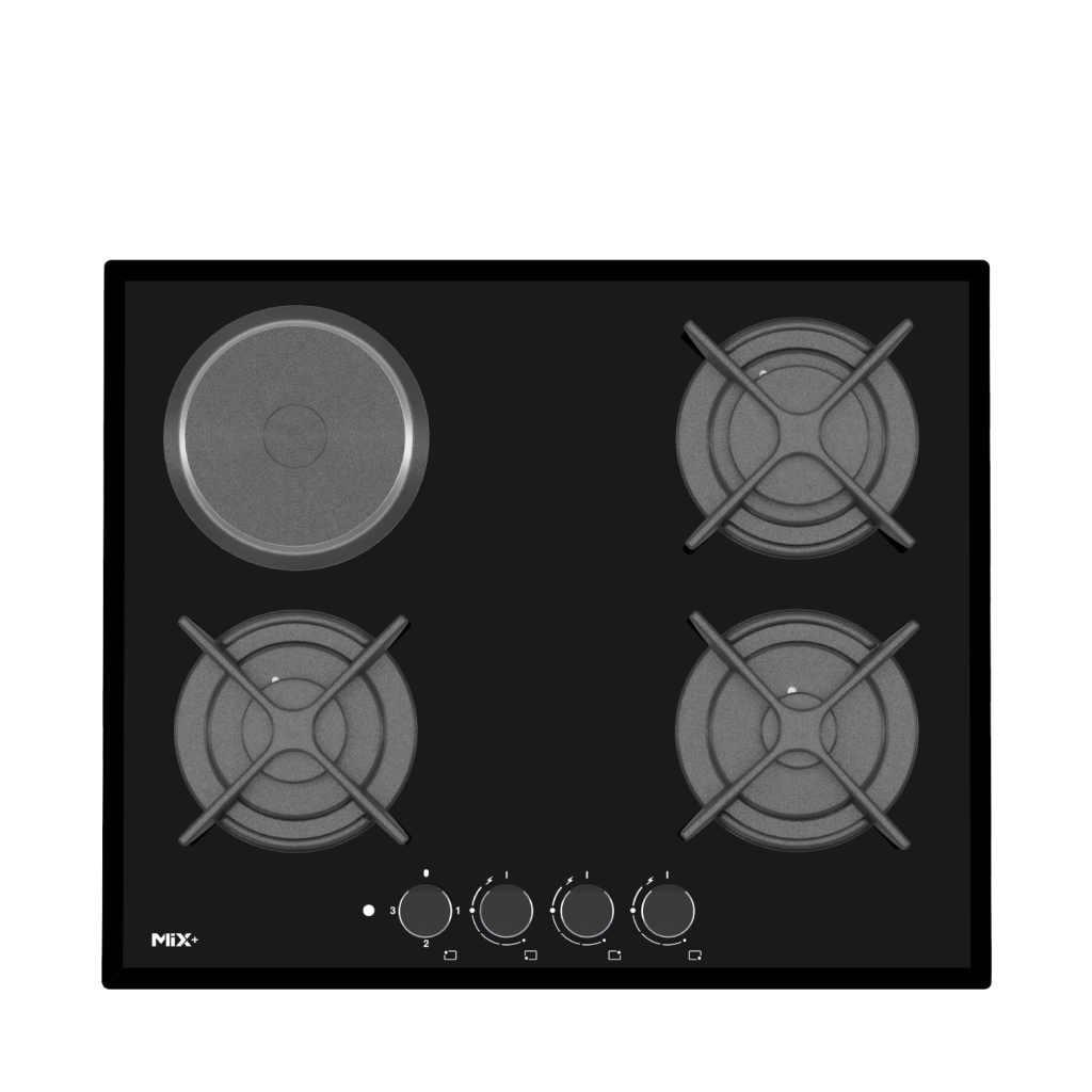 اجاق گاز صفحه ای میکس پلاس مدل G401H برقی و گازی