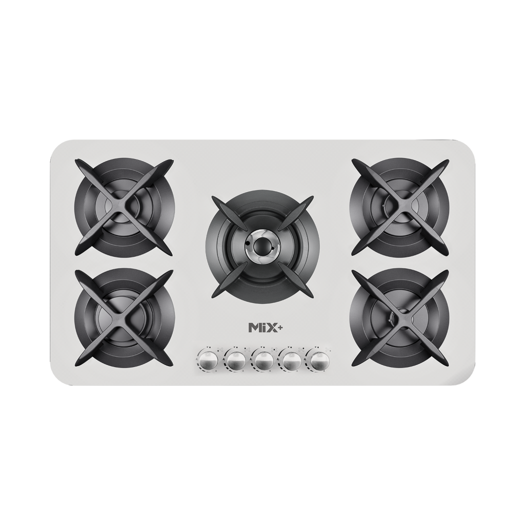 اجاق گاز صفحه ای میکس پلاس مدل IG503W شیشه ای