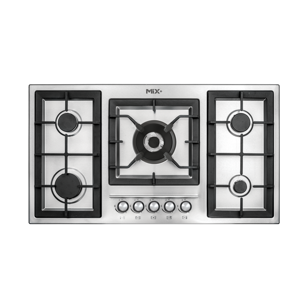 اجاق گاز صفحه ای میکس پلاس مدل IS9505 استیل
