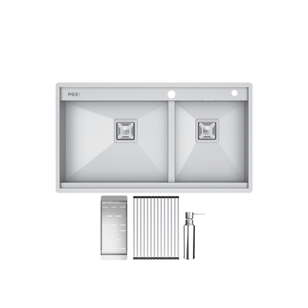 سینک ظرفشویی میکس پلاس مدل D290 توکار