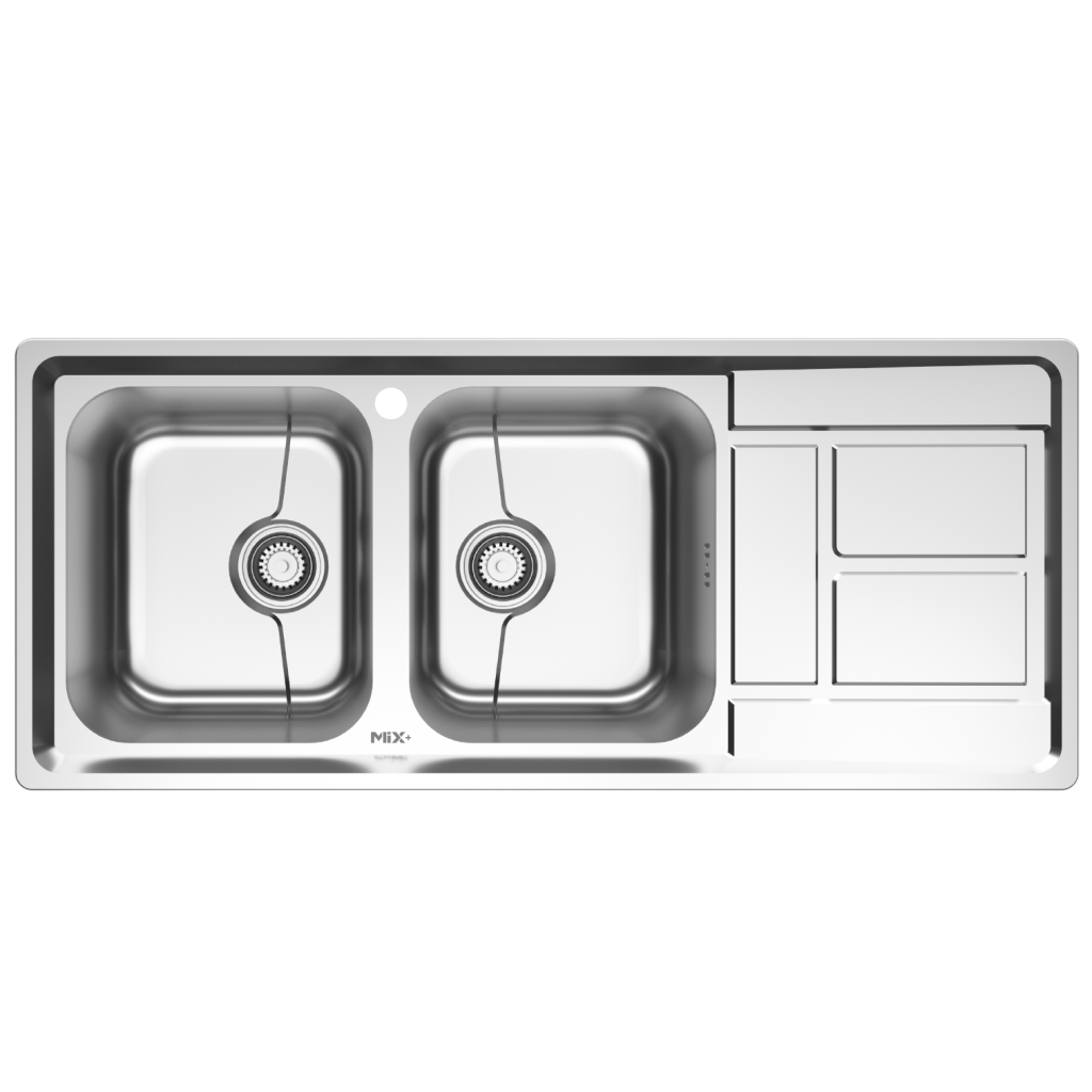 سینک ظرفشویی میکس پلاس مدل S800 توکار