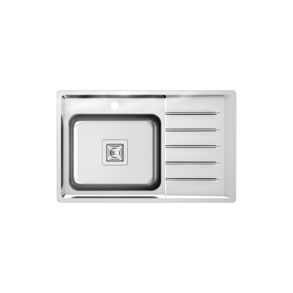 سینک ظرفشویی میکس پلاس مدل 6072S45 توکار