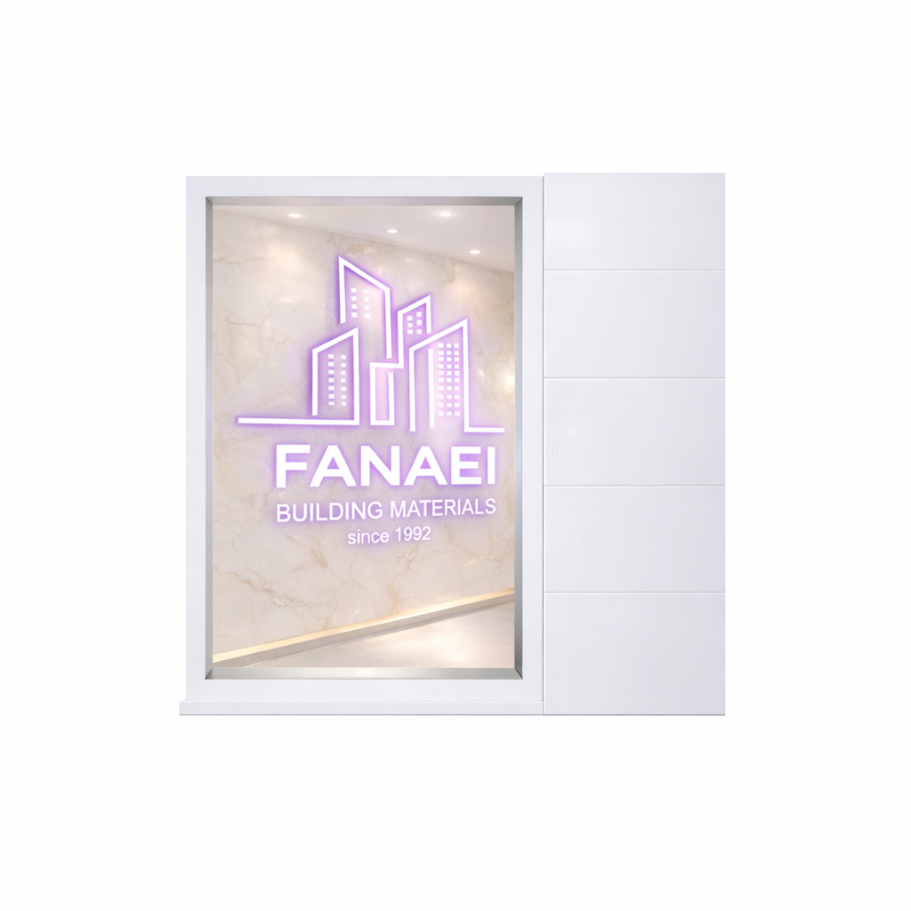 آینه باکس 50 سفید