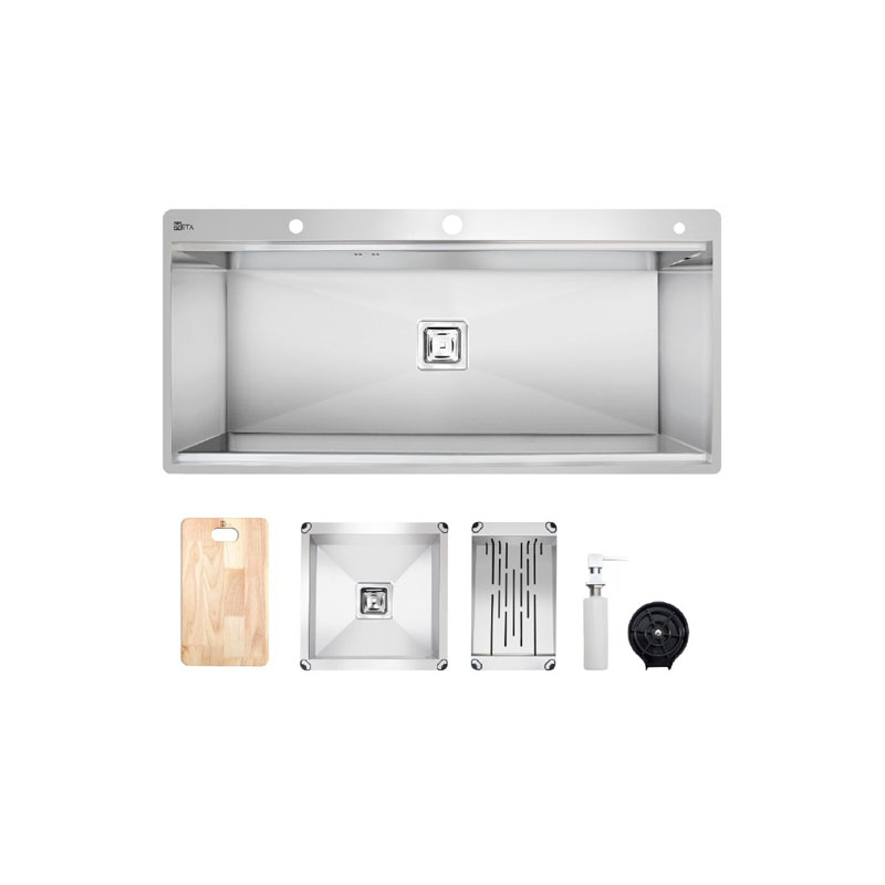 سینک ظرفشویی متا مدل M104 توکار