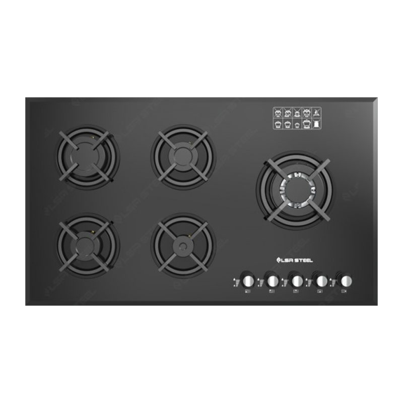 اجاق گاز صفحه ای السا استیل مدل G508 شیشه ای
