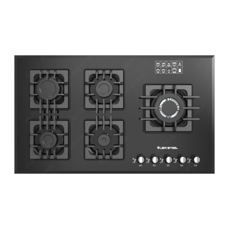 اجاق گاز صفحه ای السا استیل مدل G502 شیشه ای
