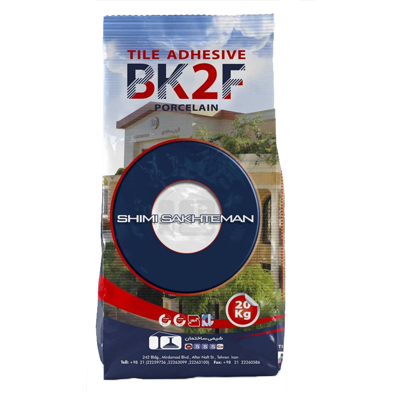چسب پودری شیمی ساختمان مدل BK2F سفید