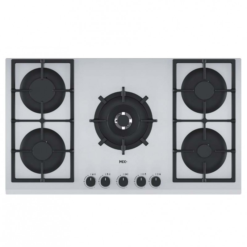 اجاق گاز صفحه ای میکس پلاس مدل  G514W شیشه ای