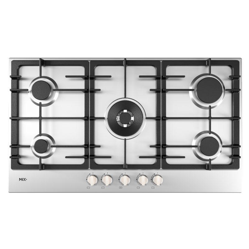 اجاق گاز صفحه ای میکس پلاس مدل Stella استیل