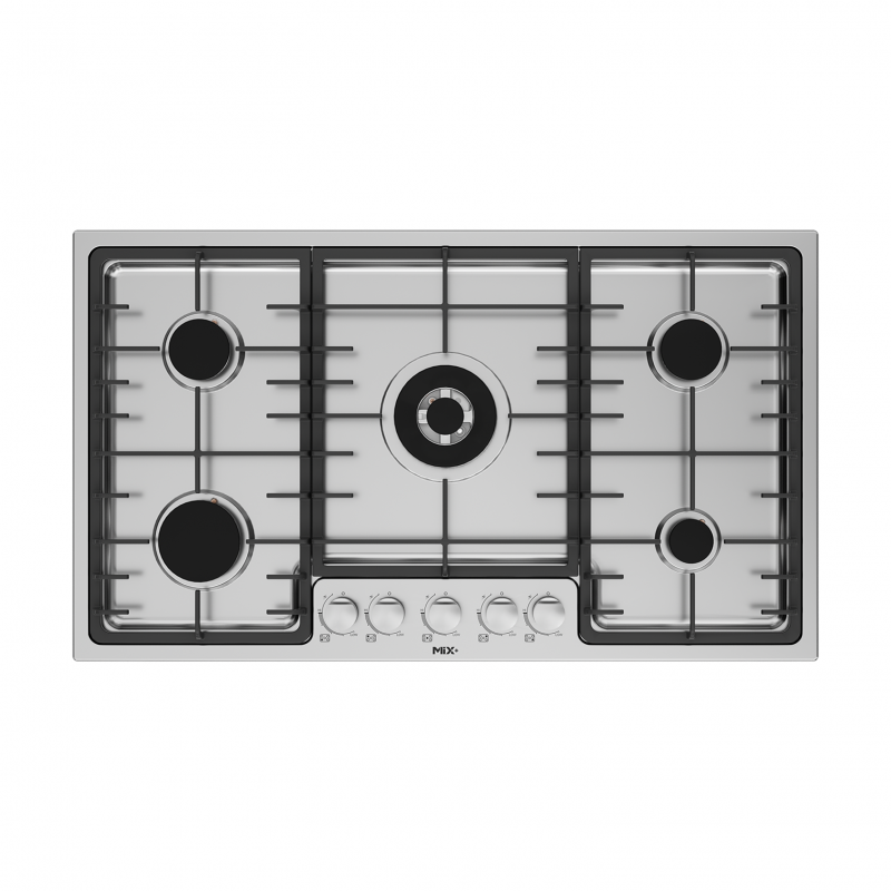 اجاق گاز صفحه ای میکس پلاس مدل S508 استیل