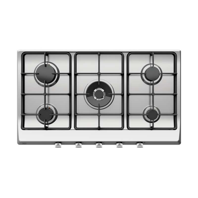 اجاق گاز صفحه ای میکس پلاس مدل SD505 استیل