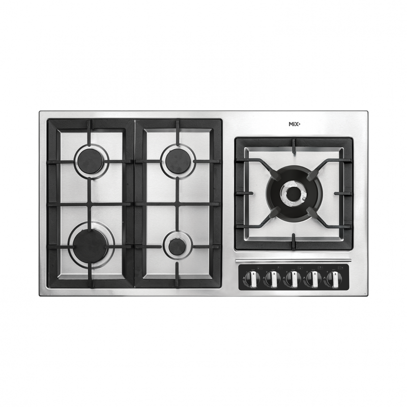 اجاق گاز صفحه ای میکس پلاس مدل 513M استیل