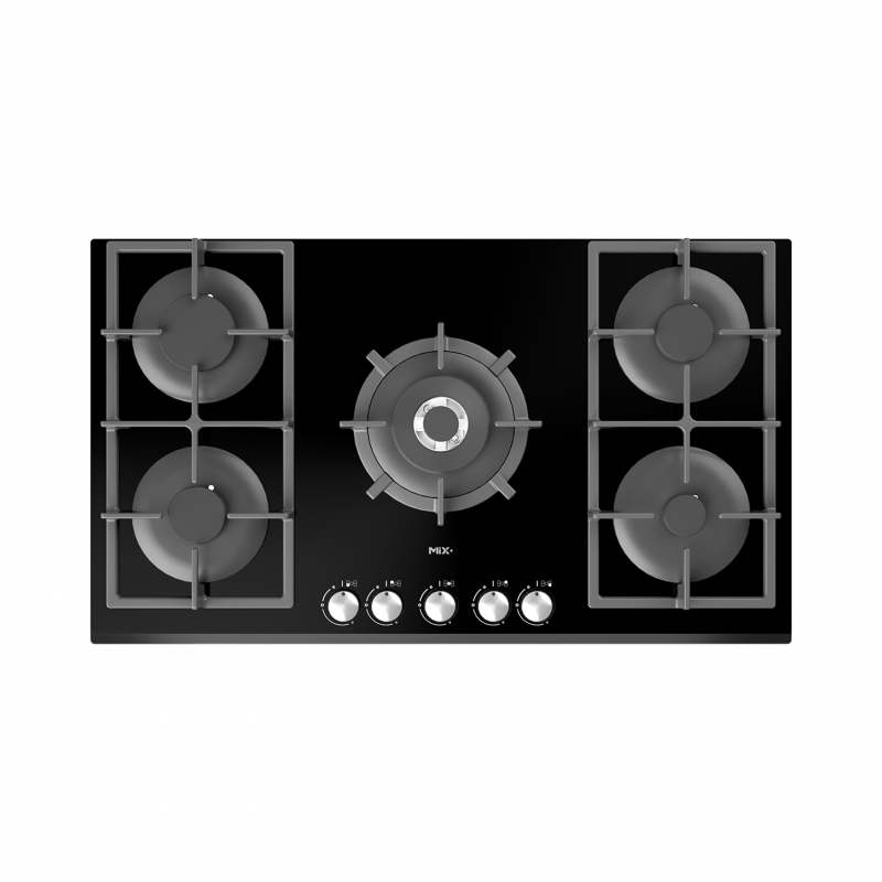 اجاق گاز صفحه ای میکس پلاس مدل  G514  شیشه ای