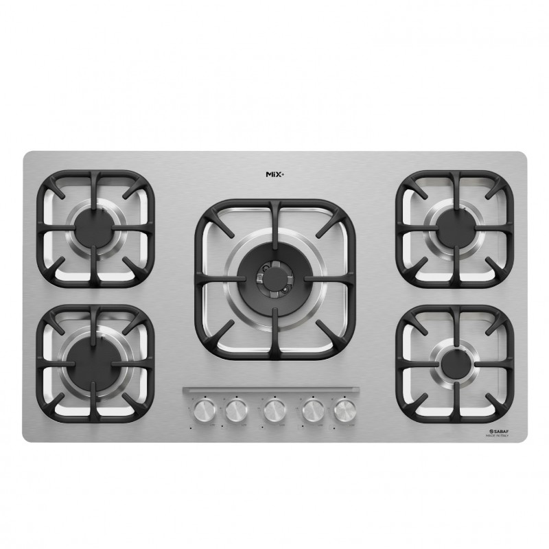 اجاق گاز صفحه ای میکس پلاس مدل 523S استیل