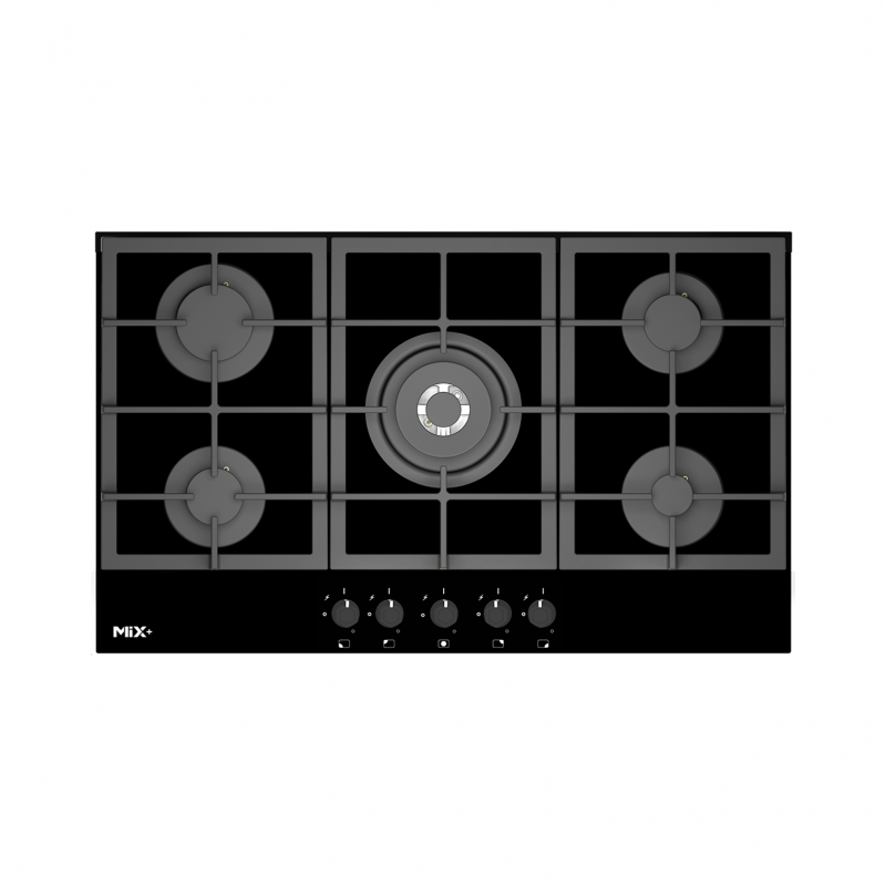 اجاق گاز صفحه ای میکس پلاس مدل  G510 شیشه ای