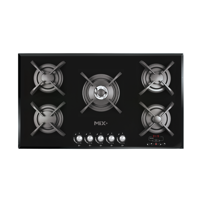 اجاق گاز صفحه ای میکس پلاس مدل  IGT502 شیشه ای