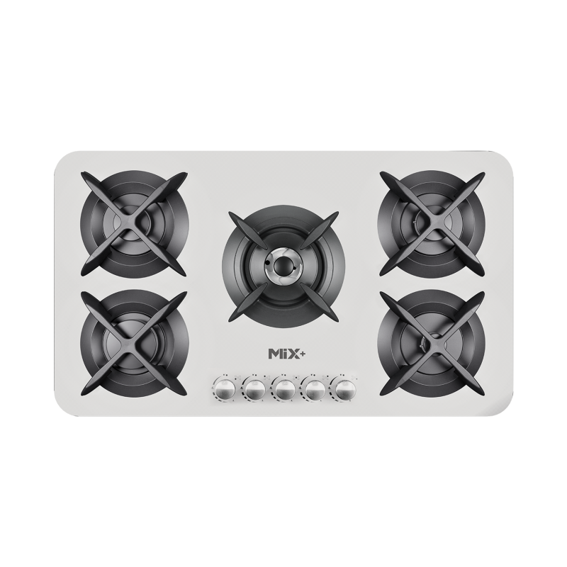 اجاق گاز صفحه ای میکس پلاس مدل  IG503W شیشه ای