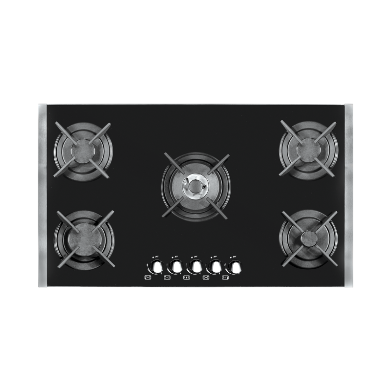 اجاق گاز صفحه ای میکس پلاس مدل 525M شیشه ای