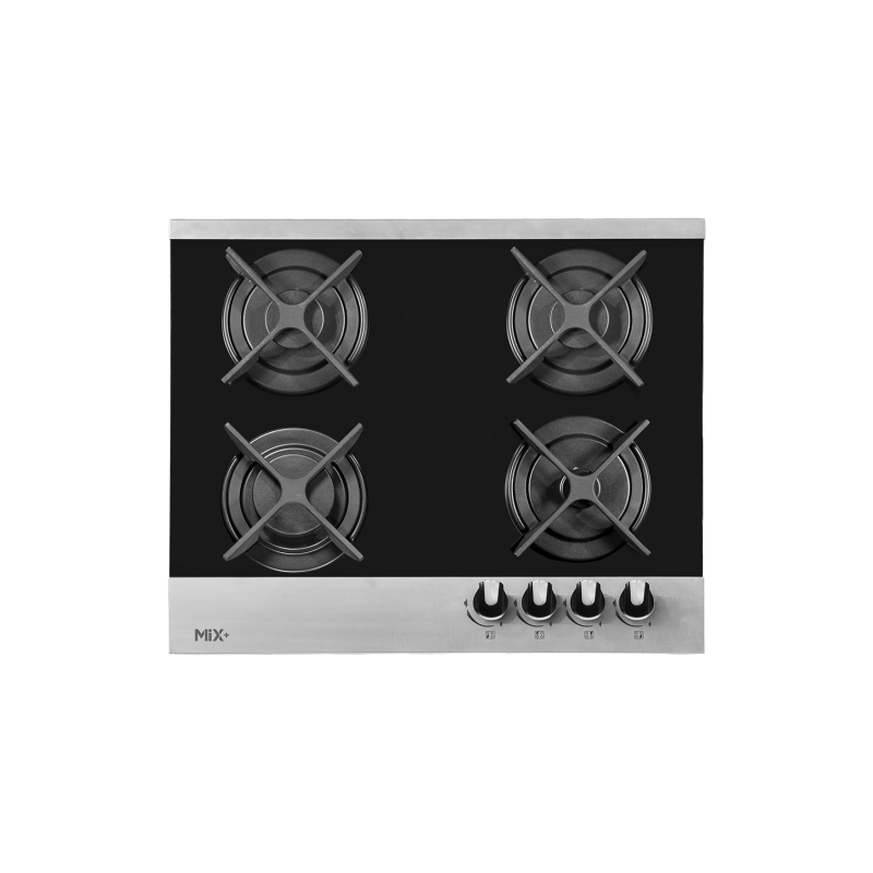 اجاق گاز صفحه ای میکس پلاس مدل 419M شیشه ای