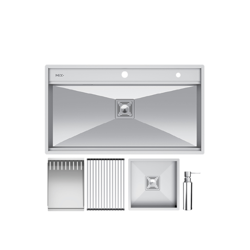 سینک ظرفشویی میکس پلاس مدل D90 توکار
