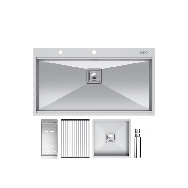 سینک ظرفشویی میکس پلاس مدل BCN-90 توکار
