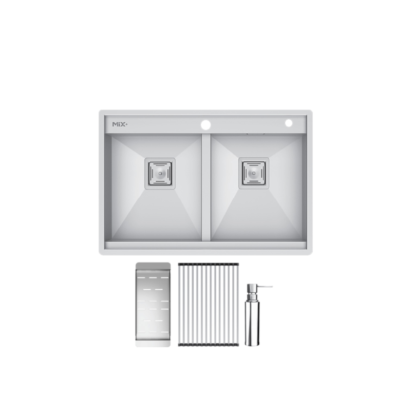 سینک ظرفشویی میکس پلاس مدل D274 توکار