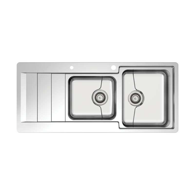 سینک ظرفشویی میکس پلاس مدل 8061P45 توکار