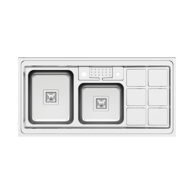 سینک ظرفشویی میکس پلاس مدل 9031S45روکار