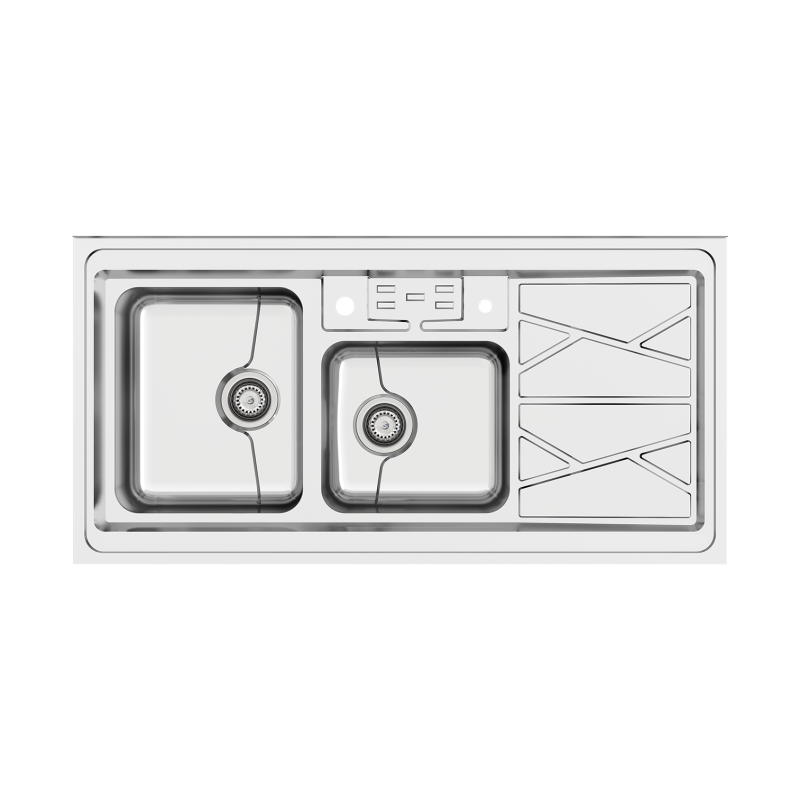 سینک ظرفشویی میکس پلاس مدل 9041P45 روکار