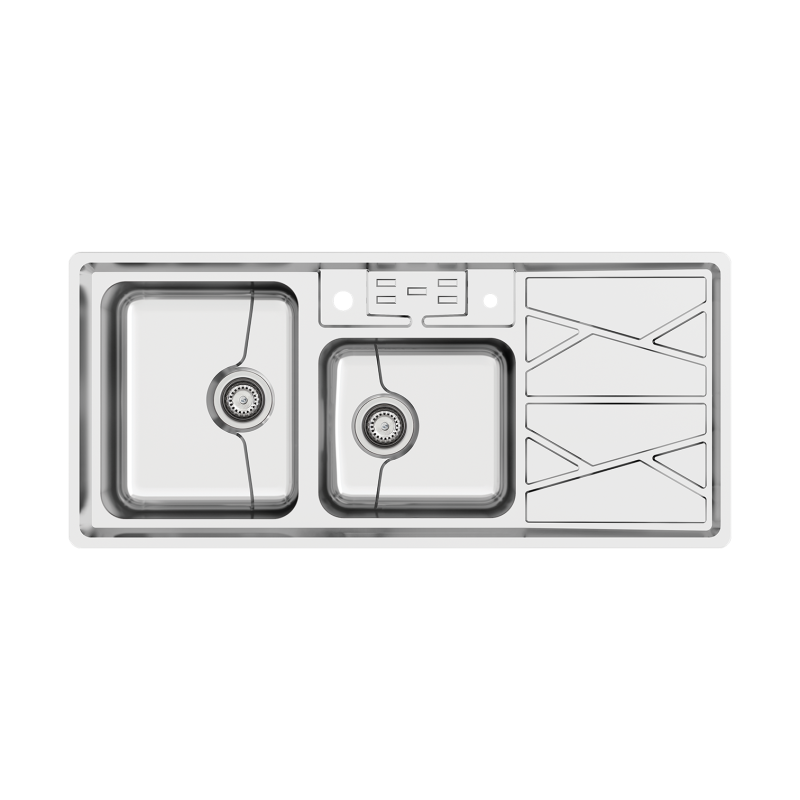 سینک ظرفشویی میکس پلاس مدل 8041P45 توکار