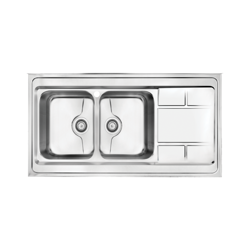 سینک ظرفشویی میکس پلاس مدل 9052P روکار