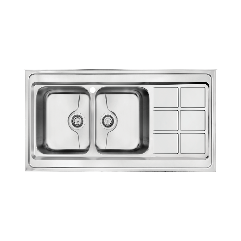 سینک ظرفشویی میکس پلاس مدل 9032P روکار