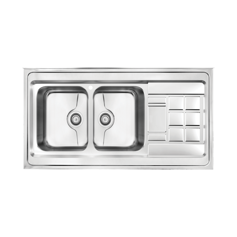 سینک ظرفشویی میکس پلاس مدل 9022P روکار