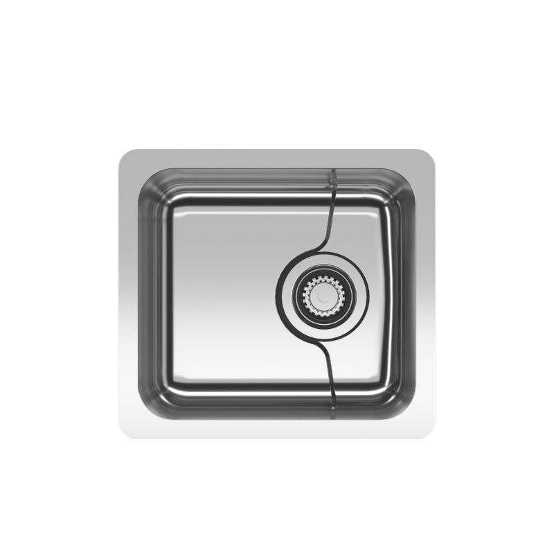 سینک ظرفشویی میکس پلاس مدل DSP45 زیر کابینتی