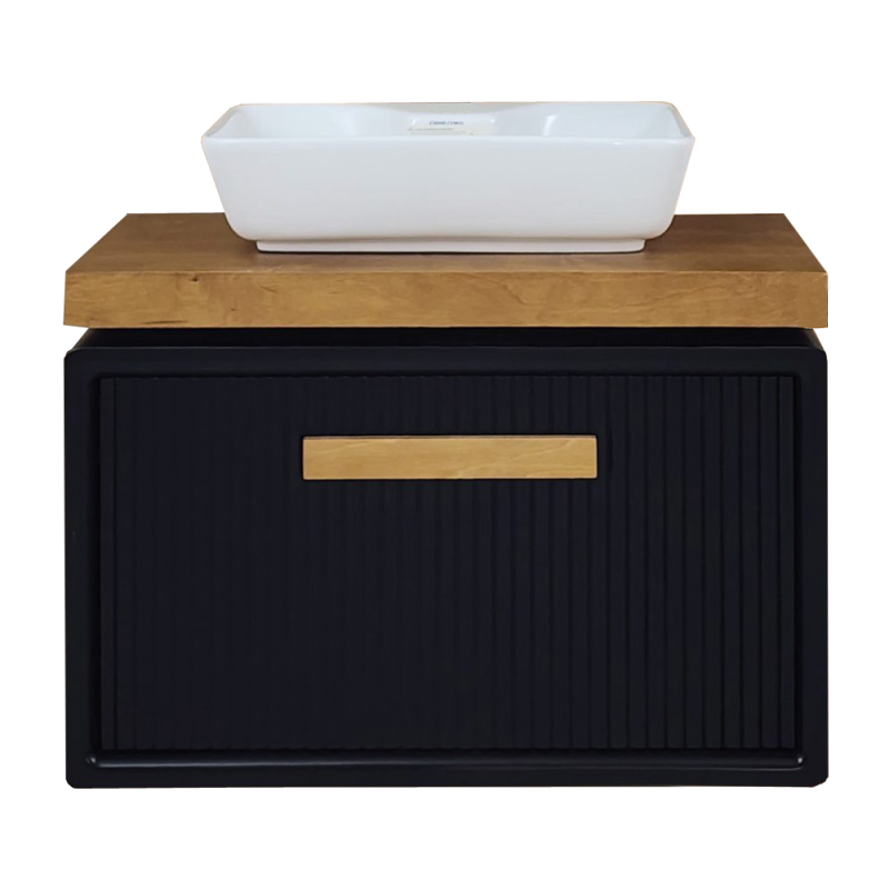 کابینت 80*40 مشکی مدل بالسا