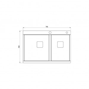 سینک ظرفشویی کن مدل BCN303 باکس