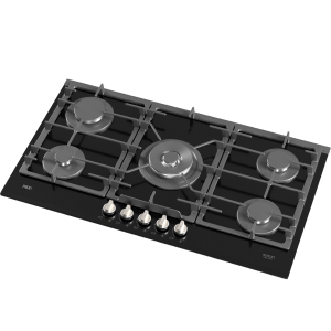 اجاق گاز صفحه ای میکس پلاس مدل Luna شیشه ای