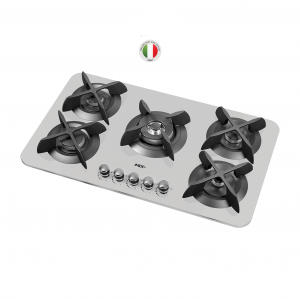 اجاق گاز صفحه ای میکس پلاس مدل APPLE W شیشه ای