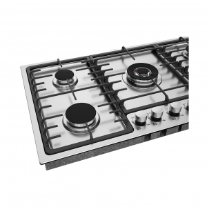 اجاق گاز صفحه ای میکس پلاس مدل S508 استیل