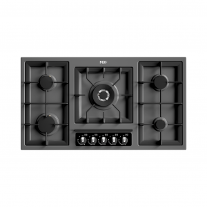 اجاق گاز صفحه ای میکس پلاس مدل E518M استیل