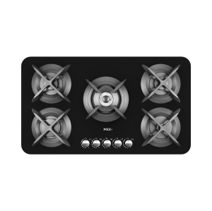 اجاق گاز صفحه ای میکس پلاس مدل  APPLE B شیشه ای