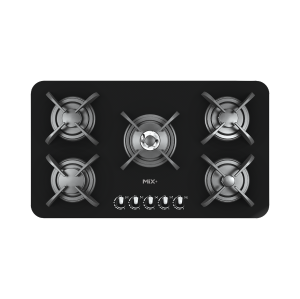 اجاق گاز صفحه ای میکس پلاس مدل  PARDYC B شیشه ای