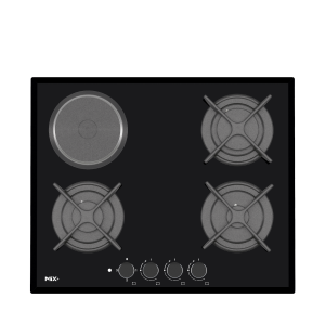 اجاق گاز صفحه ای میکس پلاس مدل  G401H برقی و گازی