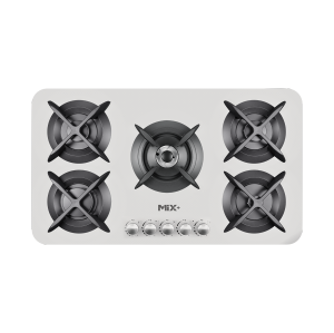 اجاق گاز صفحه ای میکس پلاس مدل  IG503W شیشه ای