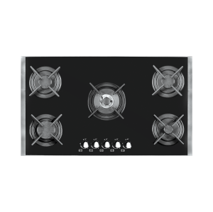 اجاق گاز صفحه ای میکس پلاس مدل 525M شیشه ای