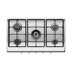 اجاق گاز صفحه ای میکس پلاس مدل ISD505 استیل