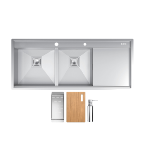 سینک ظرفشویی میکس پلاس مدل D202 توکار