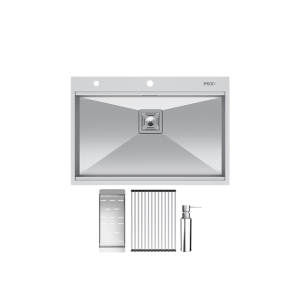 سینک ظرفشویی میکس پلاس مدل BCN-74 توکار